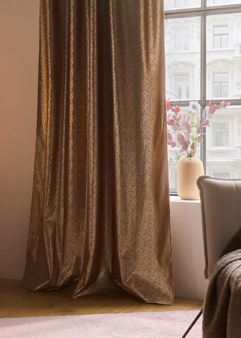 Tenda in velluto lucido, disponibile anche extra lunga (pacco da 1), bonprix