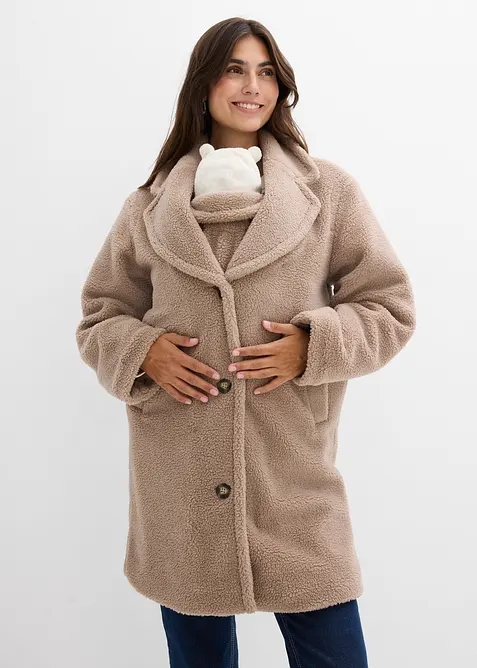 Cappotto prémaman 2 in 1 con inserto babywearing, bonprix