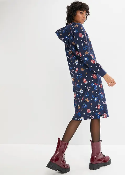 Abito in felpa natalizio, bonprix