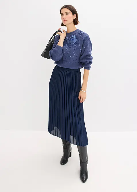 Maglione con paillettes, bonprix