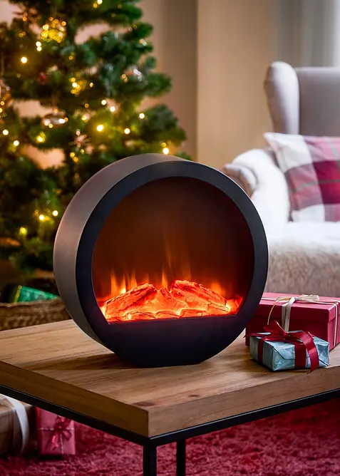 Lampada decorativa LED effetto camino, bonprix