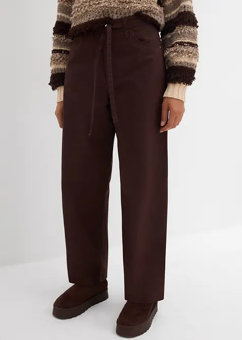 Pantaloni in twill di puro cotone, bonprix