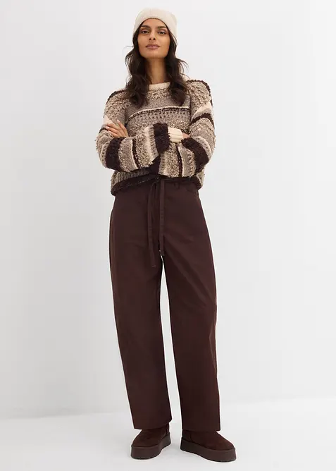 Pantaloni in twill di puro cotone, bonprix