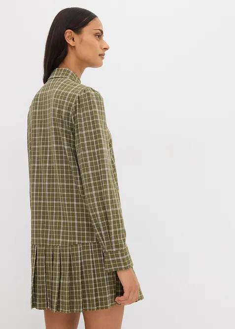 Abito chemisier a quadretti, bonprix