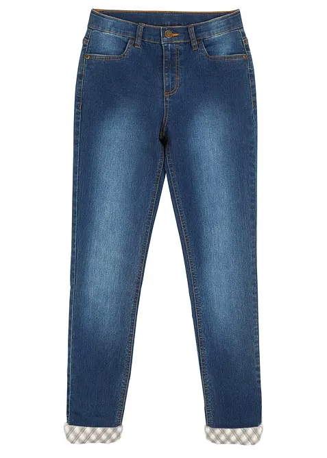 Jeans termici con fodera in flanella, bonprix