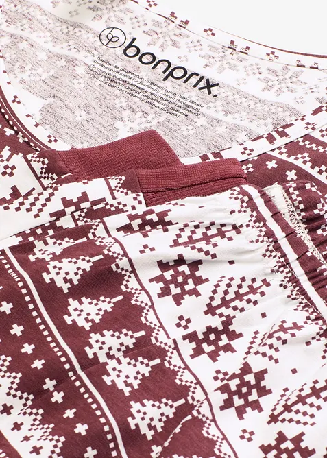 Pigiama in puro cotone biologico, bonprix