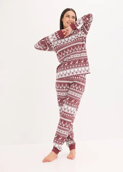 Pigiama in puro cotone biologico, bonprix