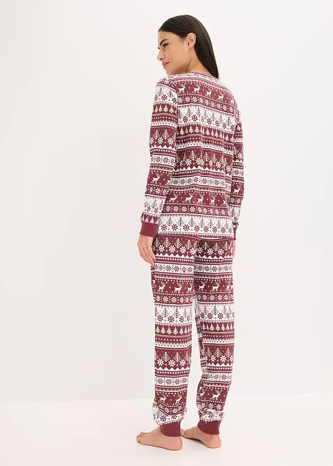 Pigiama in puro cotone biologico, bonprix