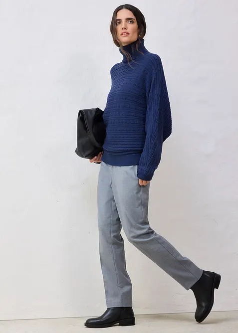 Maglione con lana merino, bonprix