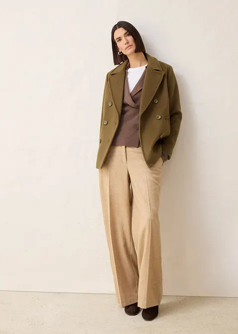 Cardigan in misto lana, bonprix