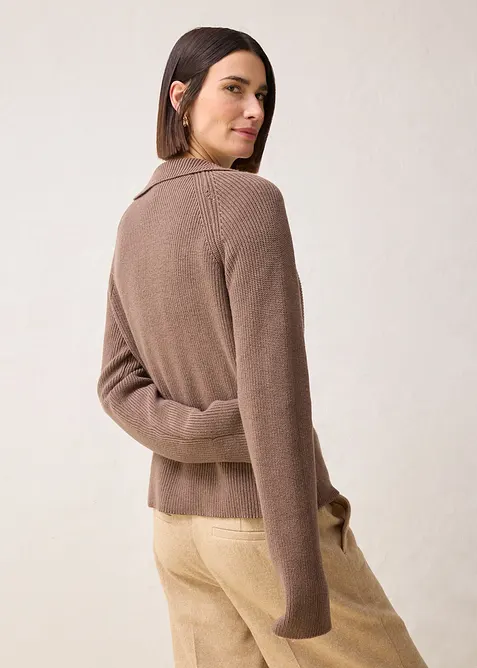 Cardigan in misto lana, bonprix