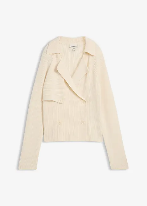 Cardigan in misto lana, bonprix