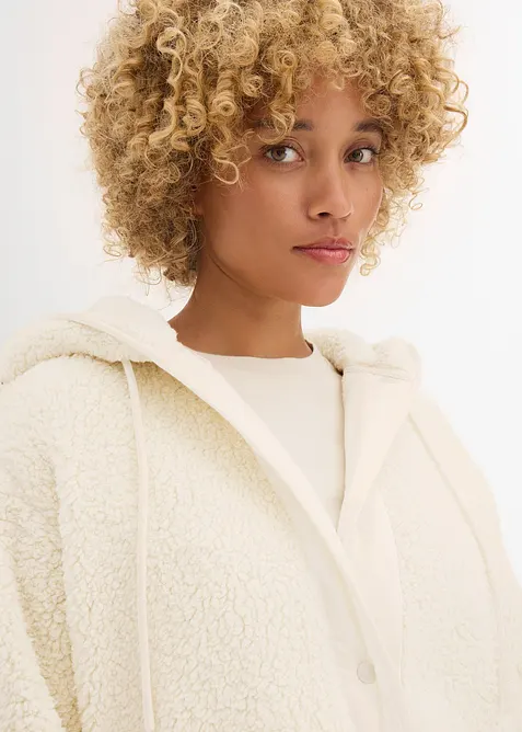 Giacca in pile teddy, bonprix