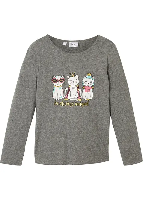 Maglia a maniche lunghe in misto viscosa, bonprix