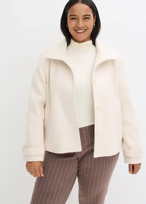 Giacca in simil lana, bonprix