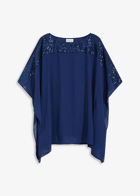 Tunica con paillettes, bonprix