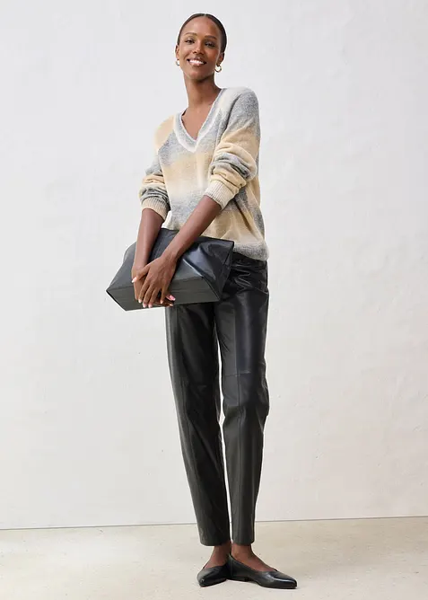 Maglione in misto lana con lurex, bonprix