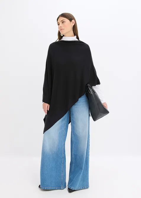 Poncho in lana, bonprix