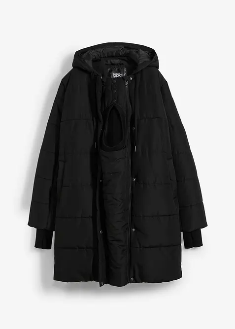 Cappotto prémaman 3 in 1 con inserto babywearing, bonprix