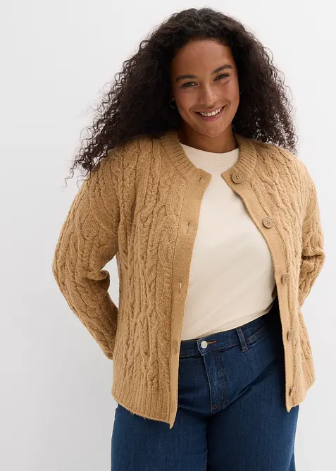 Cardigan in maglia grossa, bonprix