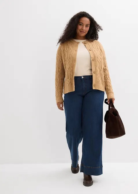 Cardigan in maglia grossa, bonprix