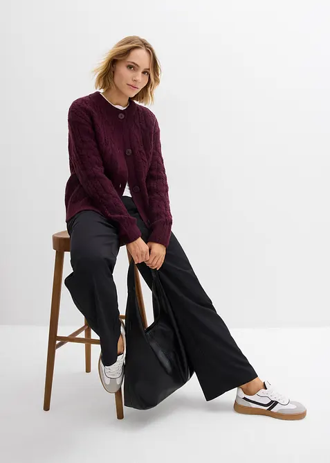 Cardigan in maglia grossa, bonprix