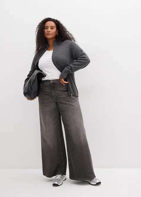 Cardigan in puro cotone biologico, bonprix