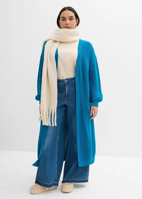 Cardigan lungo con spalle scese, bonprix