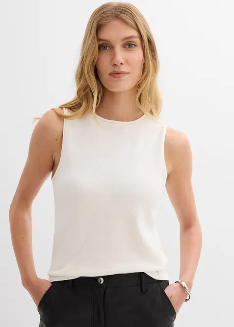 Top in maglia di puro cotone, bonprix