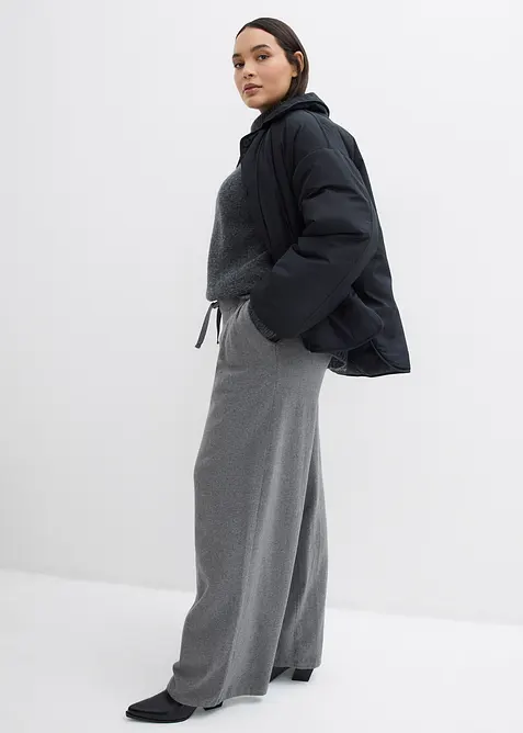 Pantaloni in maglia di misto cachemire morbido, bonprix