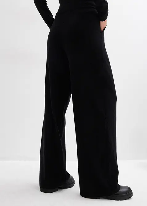 Pantaloni in maglia di misto cachemire morbido, bonprix