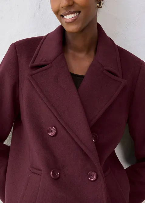 Caban in misto lana, bonprix