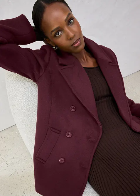 Caban in misto lana, bonprix