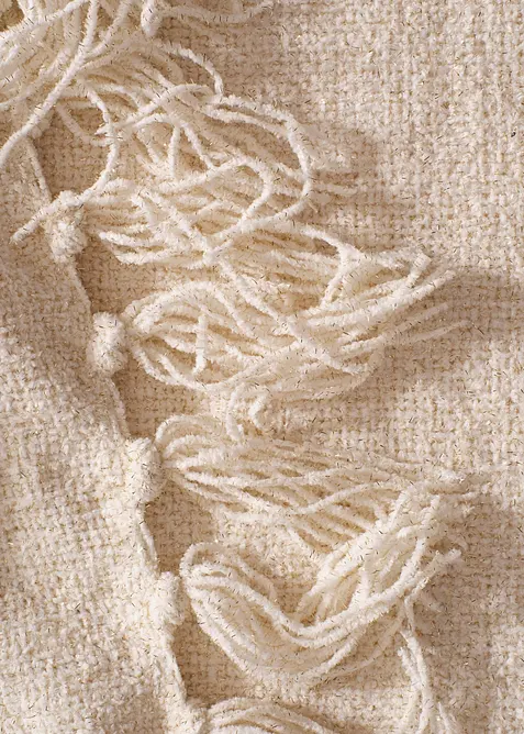 Plaid con effetto dorato, bonprix