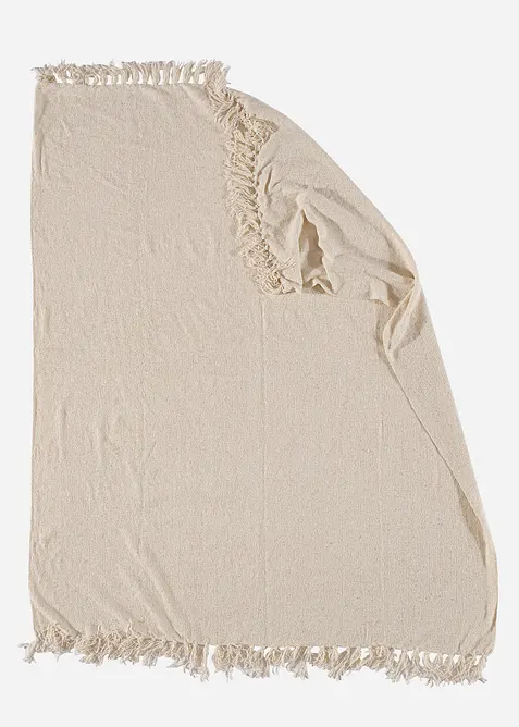 Plaid con effetto dorato, bonprix