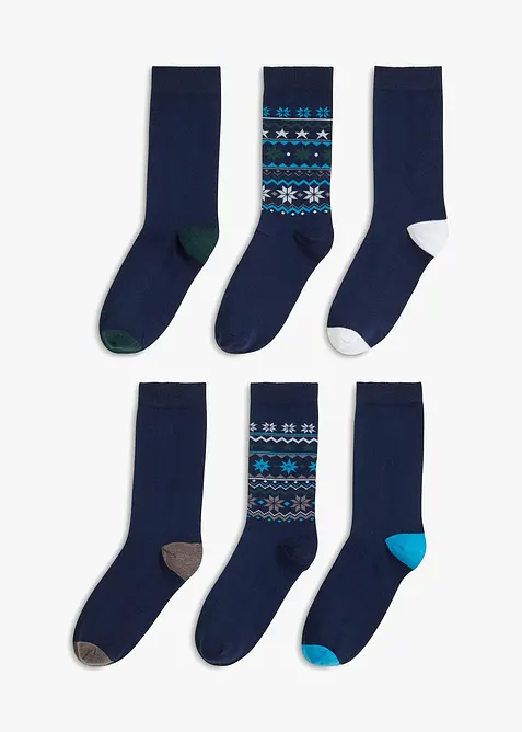 Calze con cotone biologico (pacco da 6 paia), bonprix