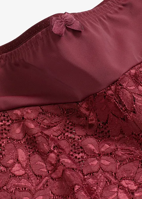 Culotte a vita alta con pizzo, bonprix