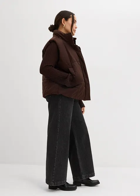 Jeans wide leg extra lunghi, vita media, bonprix