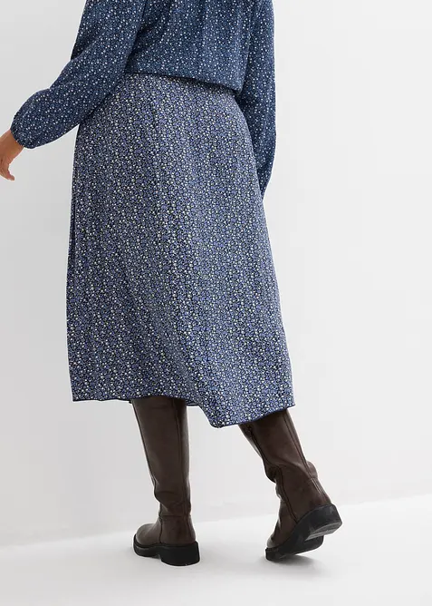 Gonna midi in viscosa fluente, bonprix