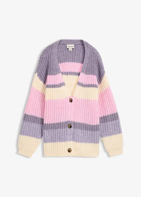 Cardigan in filato grosso con colori sfumati, bonprix