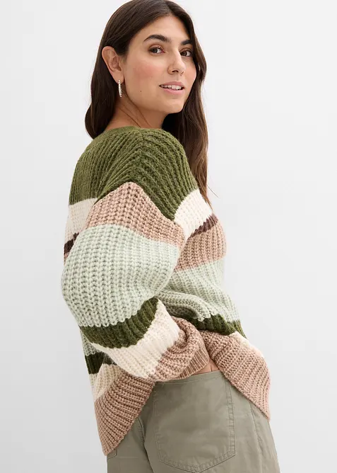 Cardigan in filato grosso con colori sfumati, bonprix