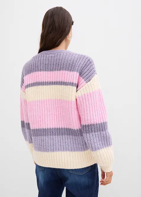 Cardigan in filato grosso con colori sfumati, bonprix