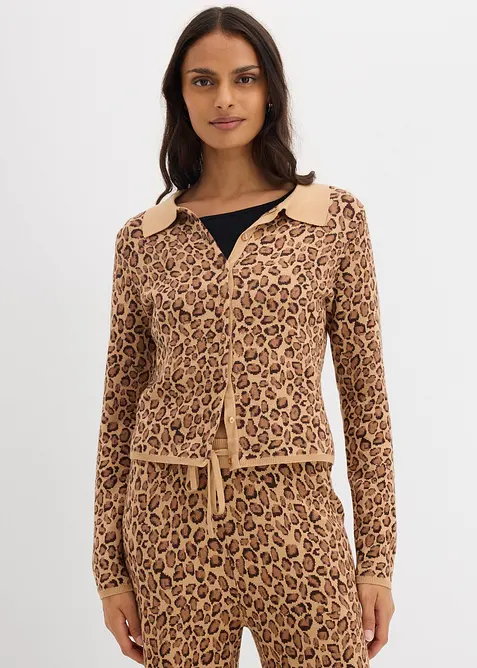 Cardigan corto in filato fine, bonprix