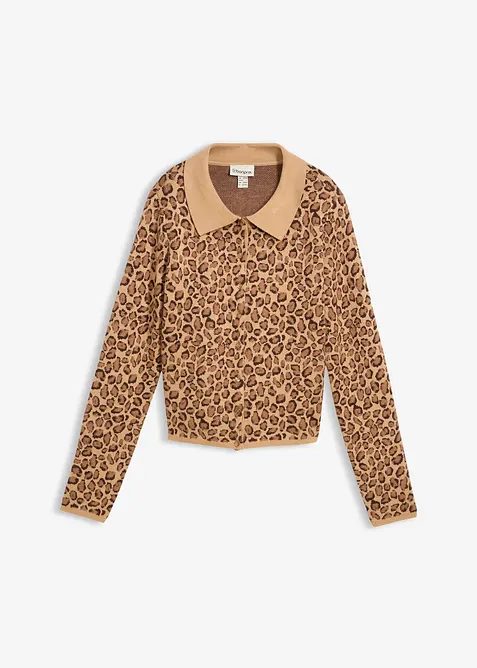 Cardigan corto in filato fine, bonprix