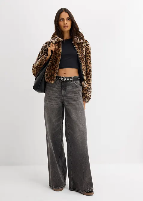 Pelliccia sintetica corta oversize, bonprix