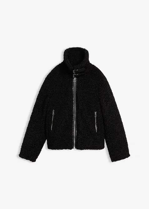 Pelliccia sintetica corta in pile teddy, bonprix