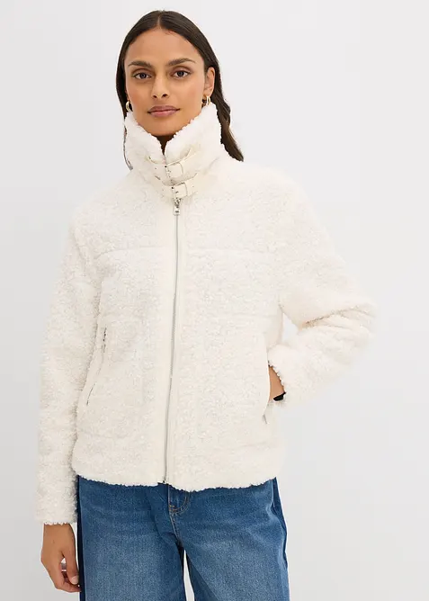 Pelliccia sintetica corta in pile teddy, bonprix