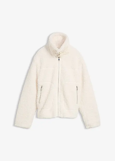 Pelliccia sintetica corta in pile teddy, bonprix