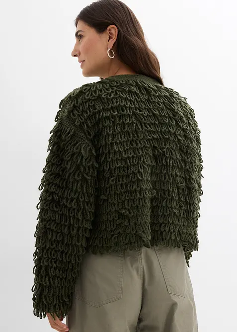 Cardigan in filato grosso, bonprix