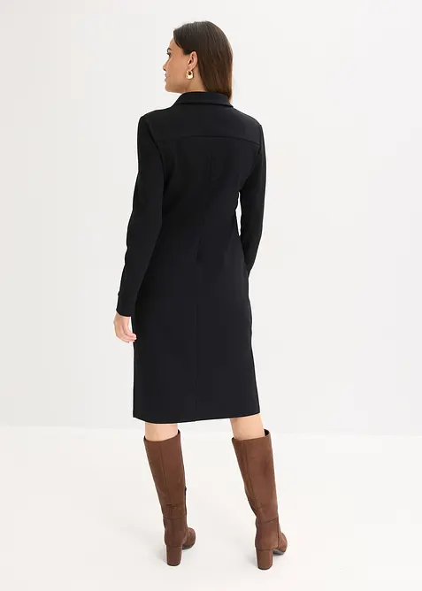 Abito chemisier in punto di Roma, bonprix